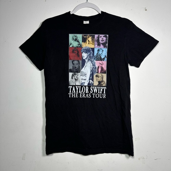 Taylor‎ Swift The Eras Tour Black Official Concert Merch Graphic Tee Small - Picture 9 of 9